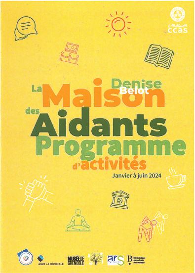 Planning d&#39;activités de la Maison des Aidants Denise Belot - 1er semestre 2024 (événement)