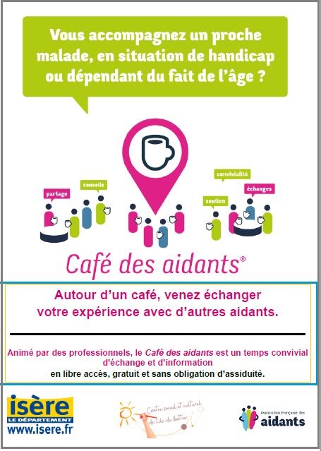 Café des aidants à Beaurepaire, Vienne, Roussillon - 2ème semestre 2023 (événement)