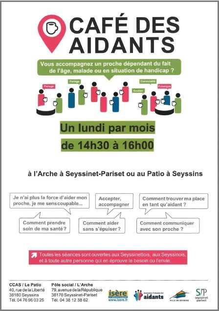 Cafés des aidants à Seyssins et à Seyssinet-Pariset - Rentrée 2023-2024 (événement)
