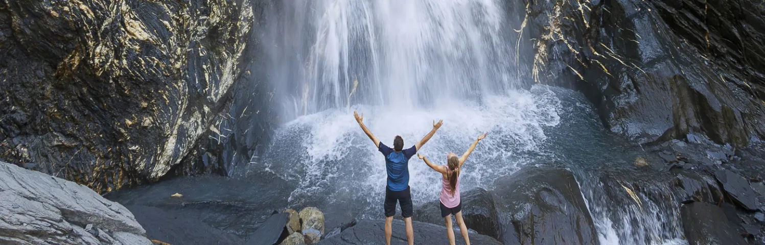 La cascade de la Muzelle (en Oisans)