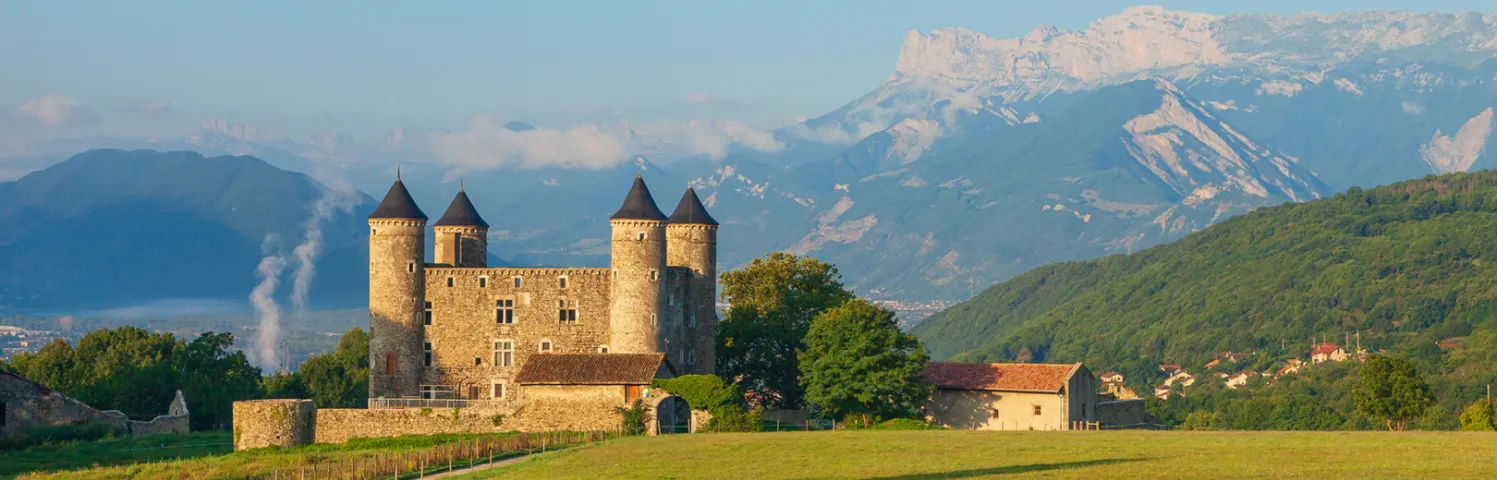Le château de Bon Repos à Jarrie, une maison forte du XVe siècle.