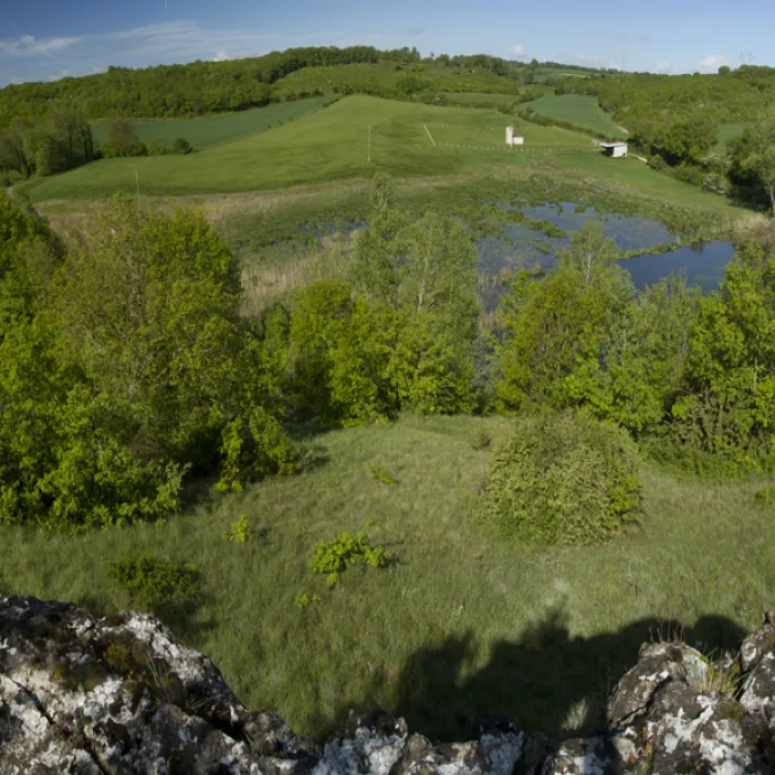 Illustration Sentier de l’Espace Naturel Sensible de l’étang de Bas et des falaises des Ravières
