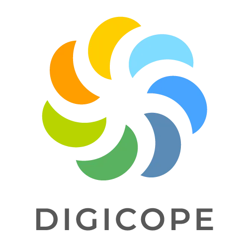 Logo vertical de DIGICOPE