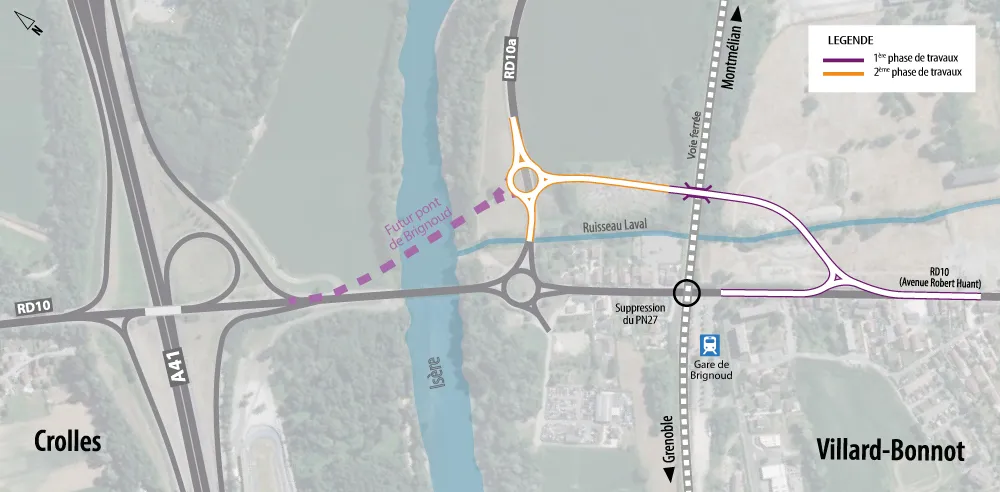 Suppression du PN27 : plan de situation