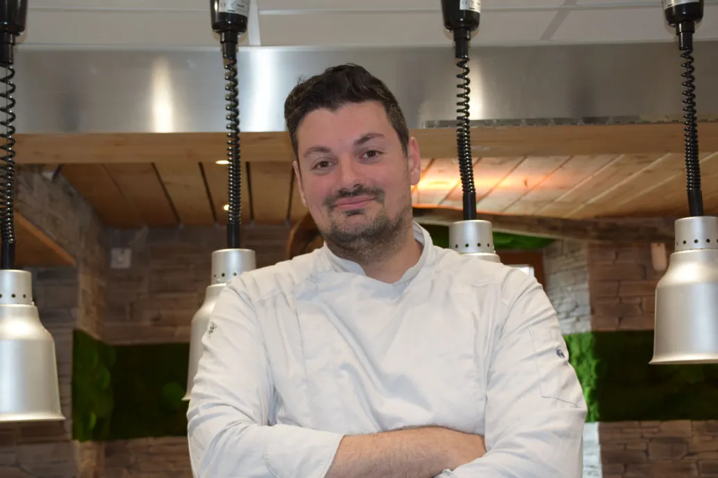 Photographie de Kevin Mangione, cuisinier