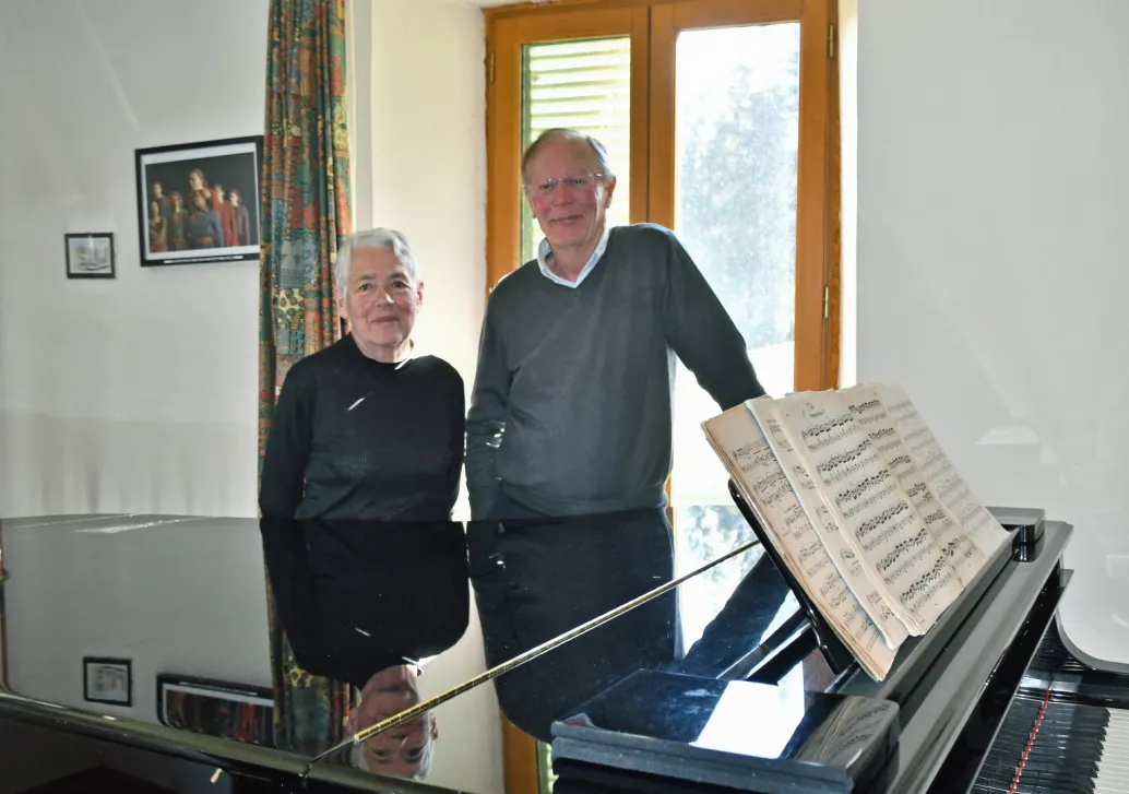 Photographie de Nicole David-Cavaz et Jean-Noël Duchesne, artisans des Nuits classiques du Haut-Breda.