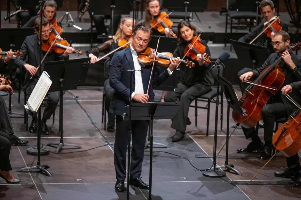 Photographie du violoniste Renaud Capuçon